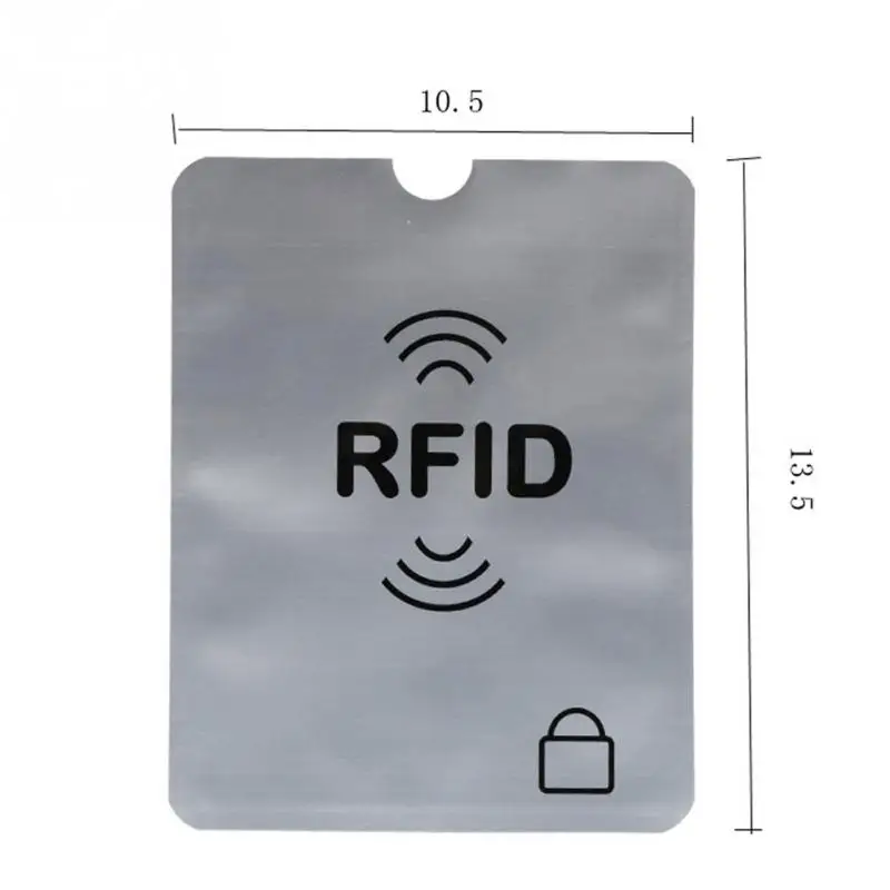 10 шт паспорт алюминиевый удобный RFID защитный чехол для карт прочный держатель для карт