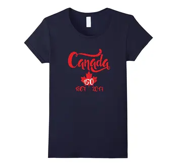 

Canada 150 Years Anniversary T-shirt 1867-2017 100% Cotton Hip Hop Style Casual Top Tees Hort Leeve O Neck T-Shirt