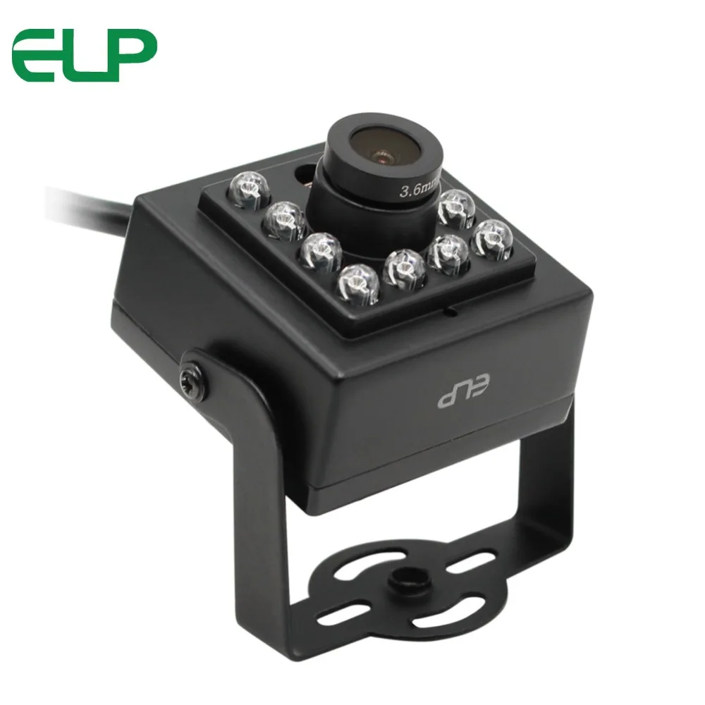 ELP 1080P CMOS OV2710 высокая скорость 30fps/60fps/120fps ИК CCTV ночное видение 3,6 мм объектив мини веб-камера USB2.0 инфракрасная камера