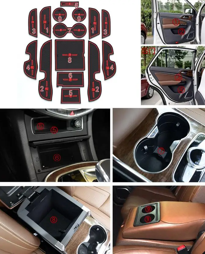 Автомобильный нескользящий коврик