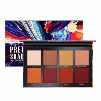 

Eight Colors Eyeshadow Pallete Eye Shadow Powder Palette Long Lasting Non-Dizzy Dyeing Velvet Glitter Eyeshadow