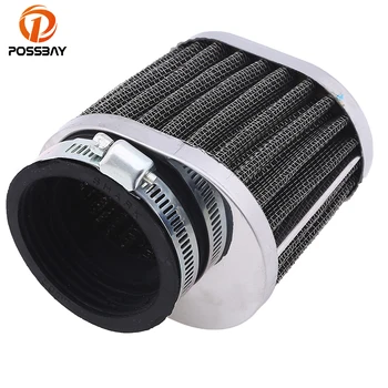 

POSSBAY 50MM Motorcycle Air Filter Motorbike Air Pod Cleaner for Honda Yamaha Kawasaki Suzuki Dirt Cafe Racer Scooter Air Filter
