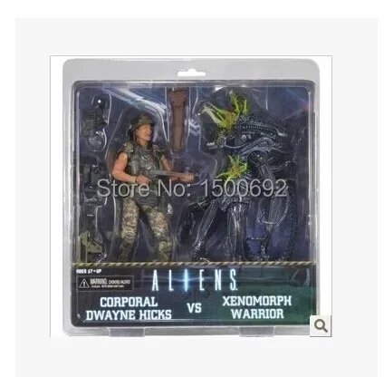 

NECA Aliens Corporal Dwayne Hicks VS Xenomorph Warrior Action Figure S