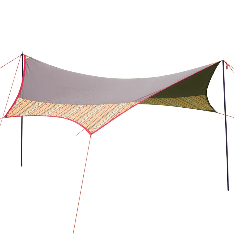 

3F UL GEAR Super Multi - Purpose Indian Tarp Four - Angle Six - Angle Butterfly Tarp Five - Six Meters