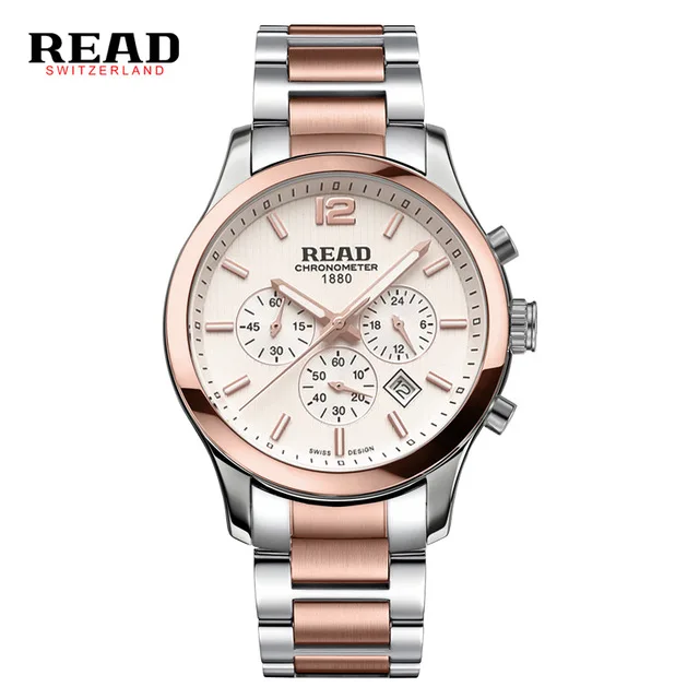 

2017 READ Top Brand Men Quartz Watch Waterproof Luxury Fashion Watch Men Wristwatches Business Watch Relogio Masculino R8083GQ