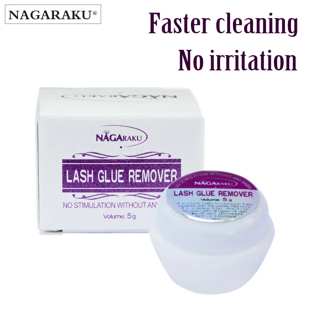 NAGARAKU ресницы макияж 5 г быстрый и безопасный клей для ресниц более быстрая чистка без раздражения специализируется на удалении клея