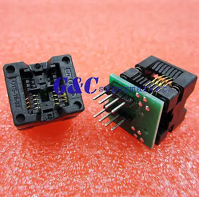 

5* SOIC8 SOP8 to DIP8 EZ Programmer Adapter Socket Converter Module 150mil