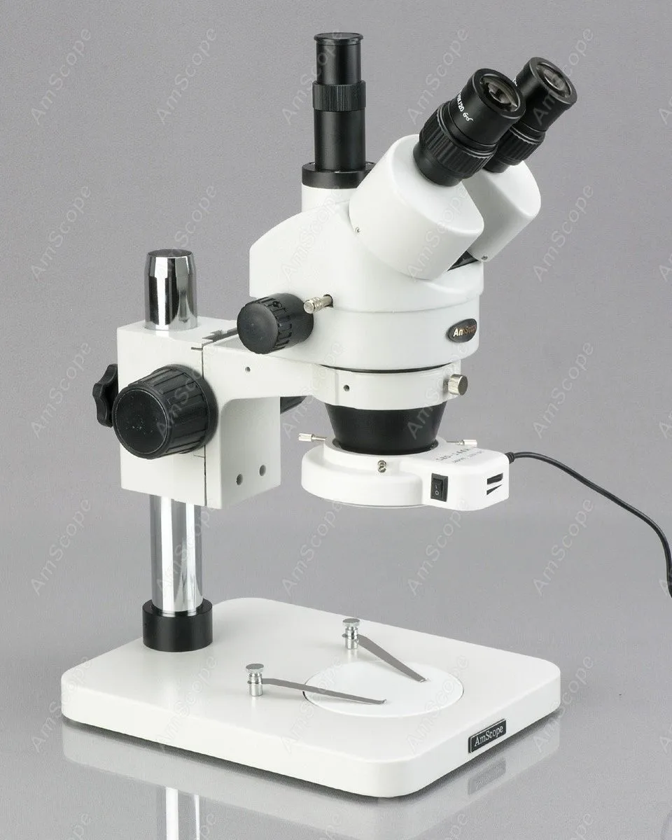 144-светодиодный микроскоп с зумом-AmScope поставки 3.5X-180X производство 144-светодиодный стерео микроскоп с зумом с 1.3MP цифровой камерой