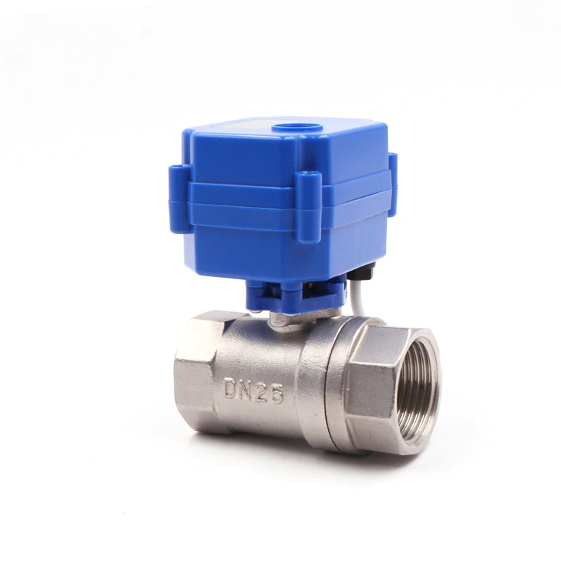 Производитель поставщик CWX-15N/Q 5 v 12 v двухсторонний SS Электрический автоматический выключение потока воды контрольный шаровой кран