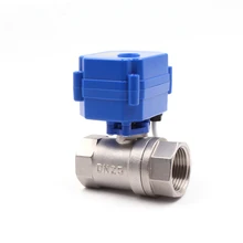 Производитель поставщик CWX-15N/Q 5 v 12 v двухсторонний SS Электрический автоматический выключение потока воды контрольный шаровой кран