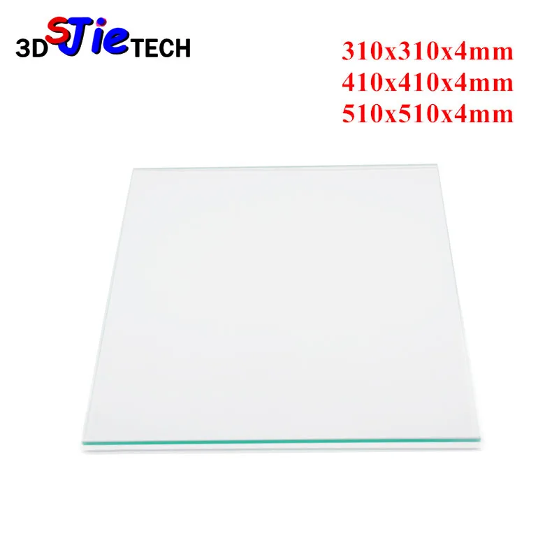 Heated Bed Borosilicate Glass Plate 310/410/510mm 4mm for Creality CR