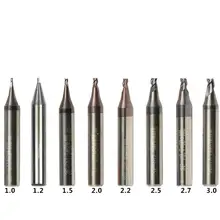 1,0 1,2 1,5 2,0 2,5 3,0 карбидные концевые фрезы для копирования ключей режущий дублирующий станок сверла Слесарные Инструменты