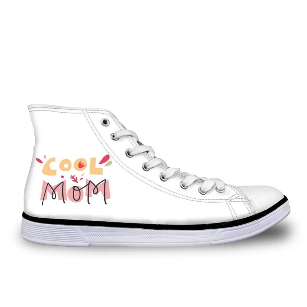 WHEREISART Women Vulcanize Shoes Colorful Letter Printed Sneakers Female High Top Canvas Shoes for Girls Leisure Shoes Student WHEREISART Women Vulcanize Shoes Colorful Letter Printed Sneakers Female High Top Canvas Shoes for Girls Leisure Shoes Student