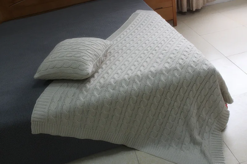 130*170 см, полное цветочное трикотажное одеяло для дивана \ украшение \ кондиционер одеяло