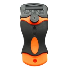 Инструмент для обертывания бритвенный скребок с запасными лезвиями оконная Автомобильная Пленка воздушный пузырьковый клей для удаления снега Лопата очиститель автомобиля