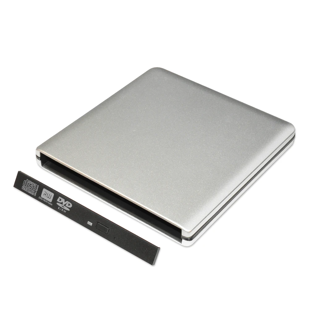 DeepFox Aluminum 12.7mm USB 3.0 External DVD Optical Drives Enclosure SATA II External DVD Case Support 3.0 Gbps cd dvd drive