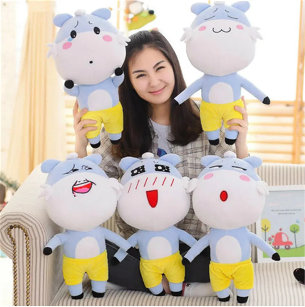 Fancytrader Lovely Plush Donkey Doll Stuffed Soft Anime Donkey Pillow Toys with Expressions Kids Gifts 60cm 24inch7