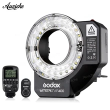 Godox AR400 400w Witstro Ring wireless HSS Flash LED Video Light with 4500mAh Li-ion Battery for CANON NIKON