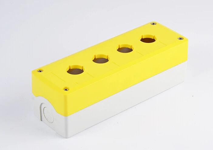 

210*70*65 Emergency push button switch box, stop switch box, indicator light box 4hole