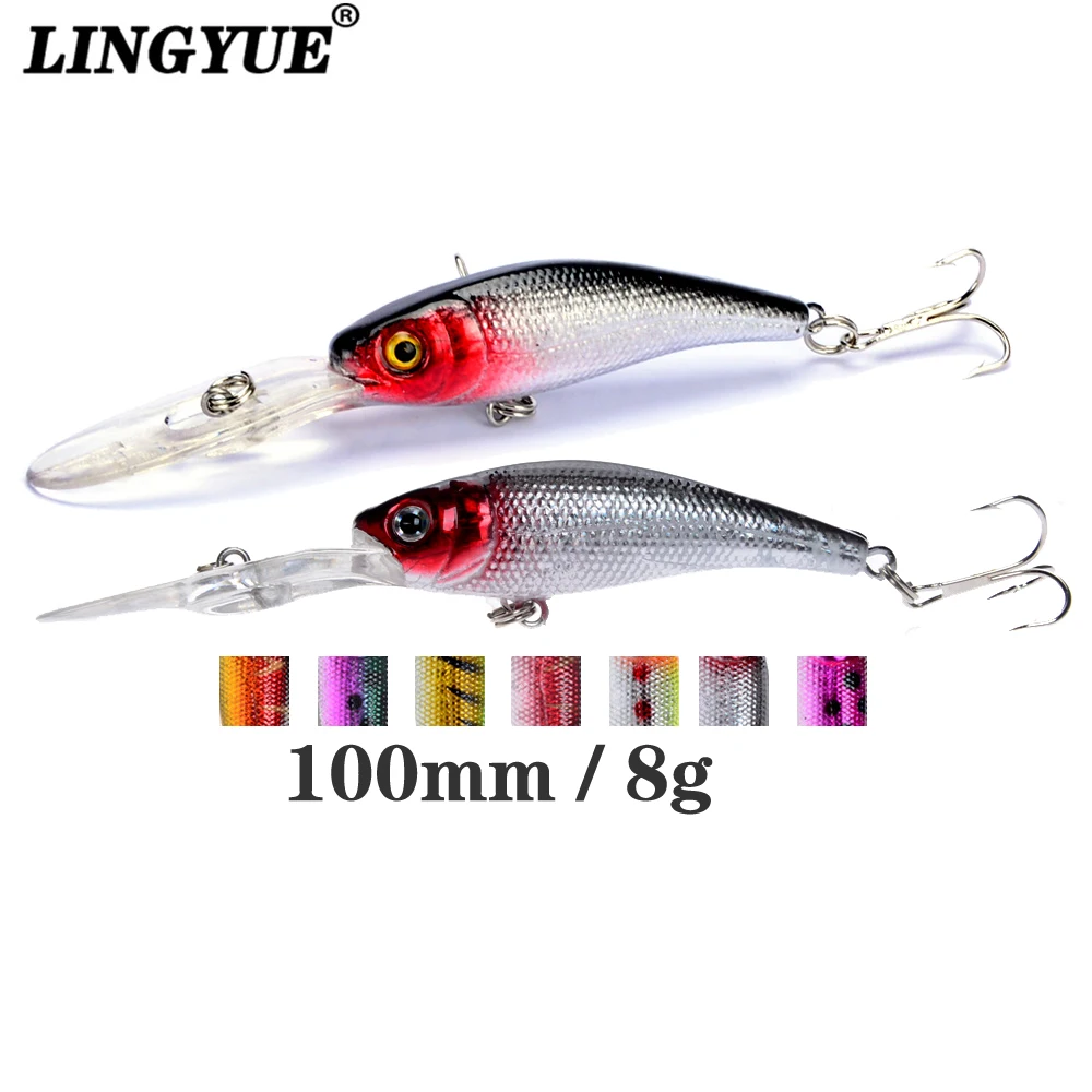 

1pcs hard protein crank bait 3d eyes fishing wobblers 10.1cm/8g swimbait crankbait Fish Tackle