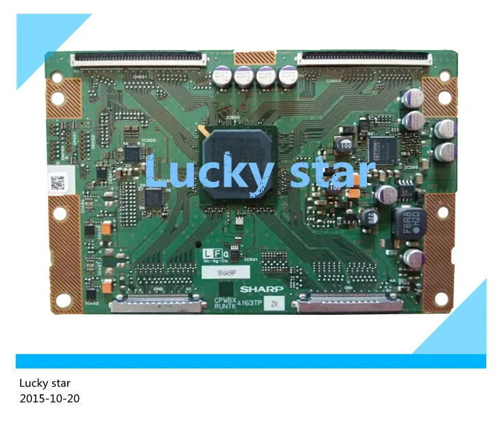 

98% new good working High-quality original board 4163TP CPWBX RUNTK CPWBX4163TP T-con logic board 2pcs/lot