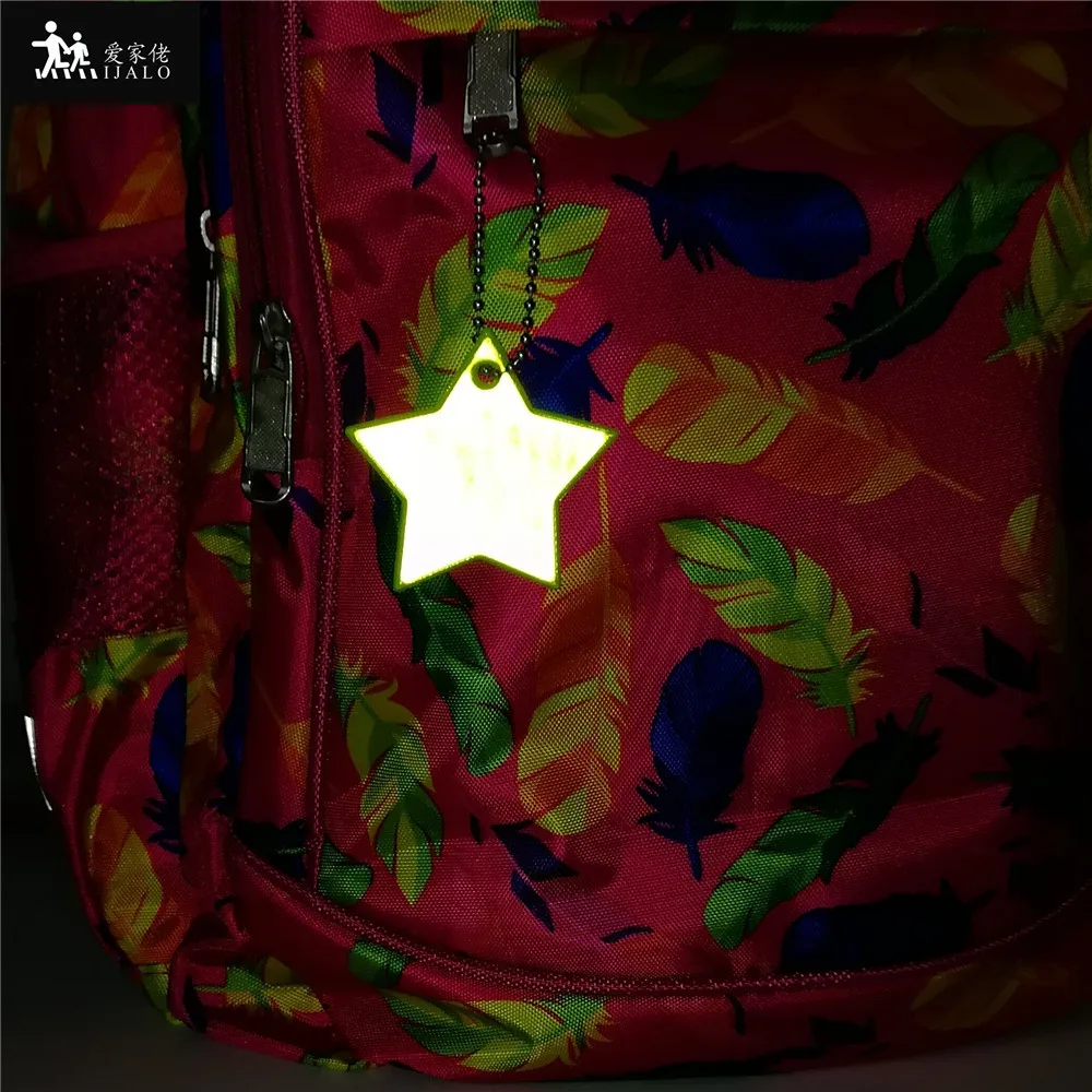 Маленькая звезда сумка брелок милый мягкий ПВХ отражающий брелок, подвеска для машины Шарм сумка Аксессуары для безопасности дорожного движения использования
