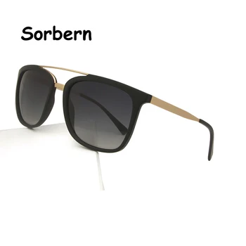 

UV400 Polaroid Men'S Sunglasses Brand Designer Pilot Polarized Sun Glasses For Men Square Oculos Feminino Women Thin Acetate