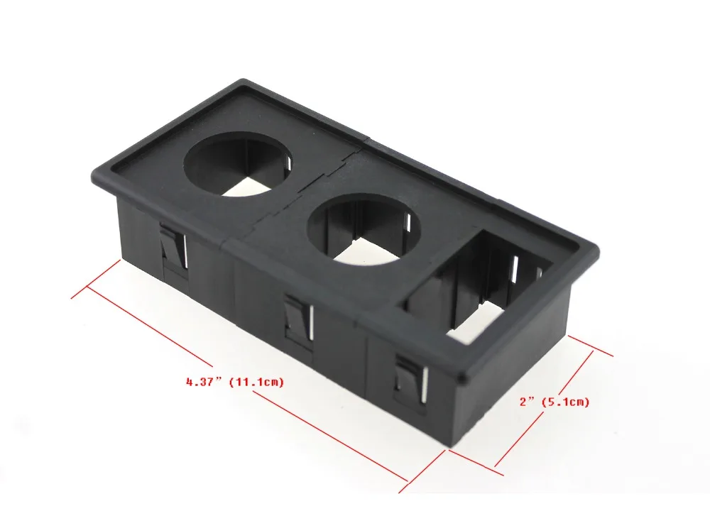 DC12V-24V белый 4,2 A двойной USB порт синий светодиод розетка с кулисный переключатель держатель для автомобиля лодки RV Мотоцикл морской