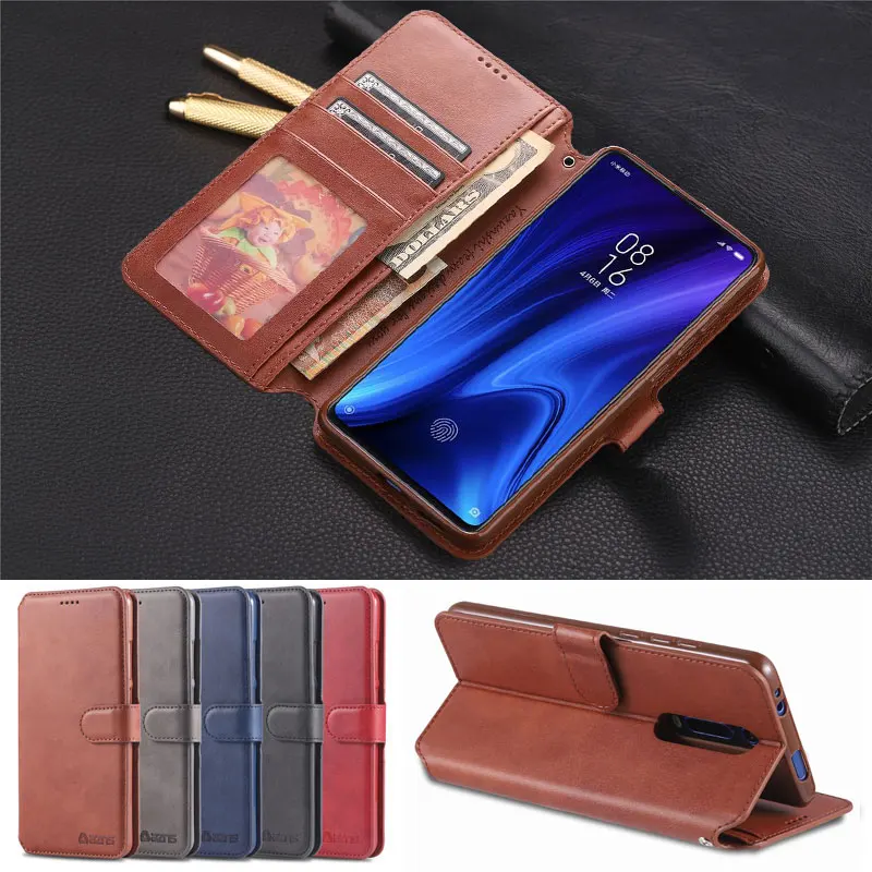 

Wallet Case For Xiaomi Mi 9T Pro Cover Case Mi9t Redmi K20 High Quality Leather 5 Card Slots 360 Protective Mobile Phone Housing