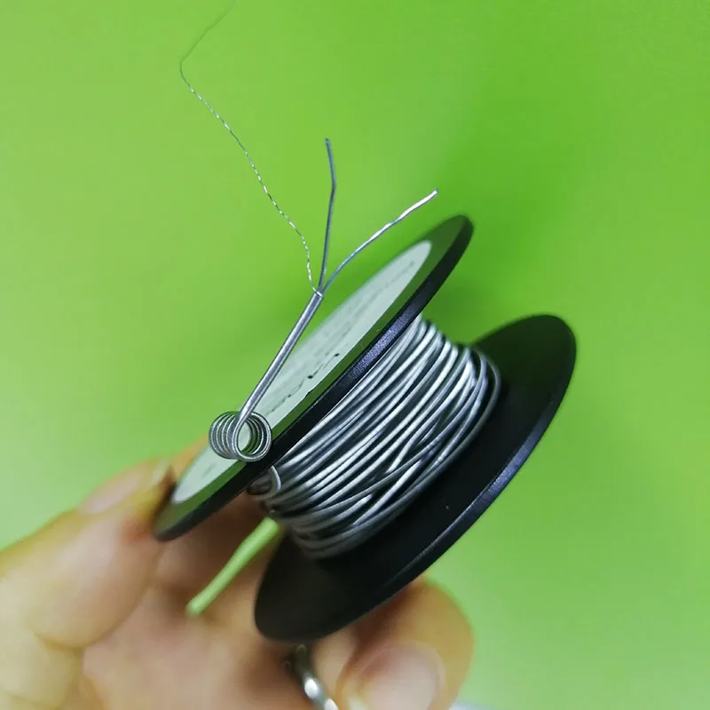10 футовый трехжильный Сплавленный провод Clapton SS316L KA1 Ni80 из нержавеющей стали SS316