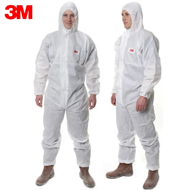 3 м 4515 белый нетканый тканевый комбинезон одежда анти-статический и анти-грузовой автомобиль для перевозки химических жидкостей, защита от брызг и эффективную защиту частиц