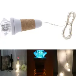 Светильники в форме винных бутылок USB перезаряжаемые 7 цветов светодиодный светильники-пробка для рождественской вечеринки