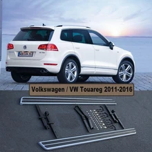 Для Volkswagen VW Touareg 2011-2016 Автомобиля Подножки Авто Подножка Бар Педали Высокое Качество Новый Оригинальный Дизайн Nerf бары