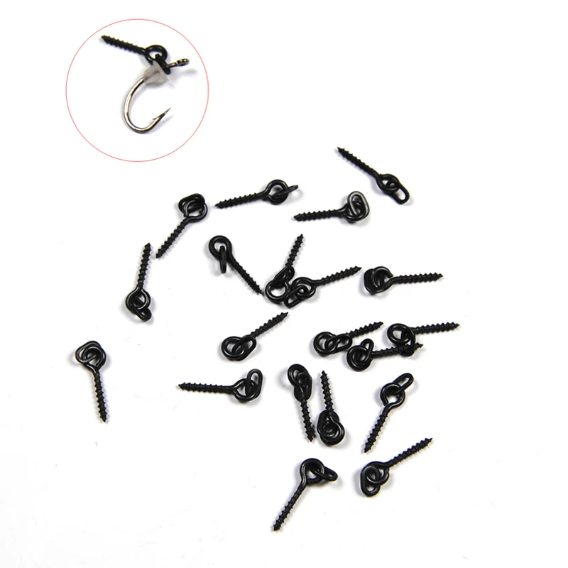 60 шт. Карп Рыбалка винт/прозрачный резиновый хвостовик остановки для бега терминал для снасти карпа всплывающие приманки вставки