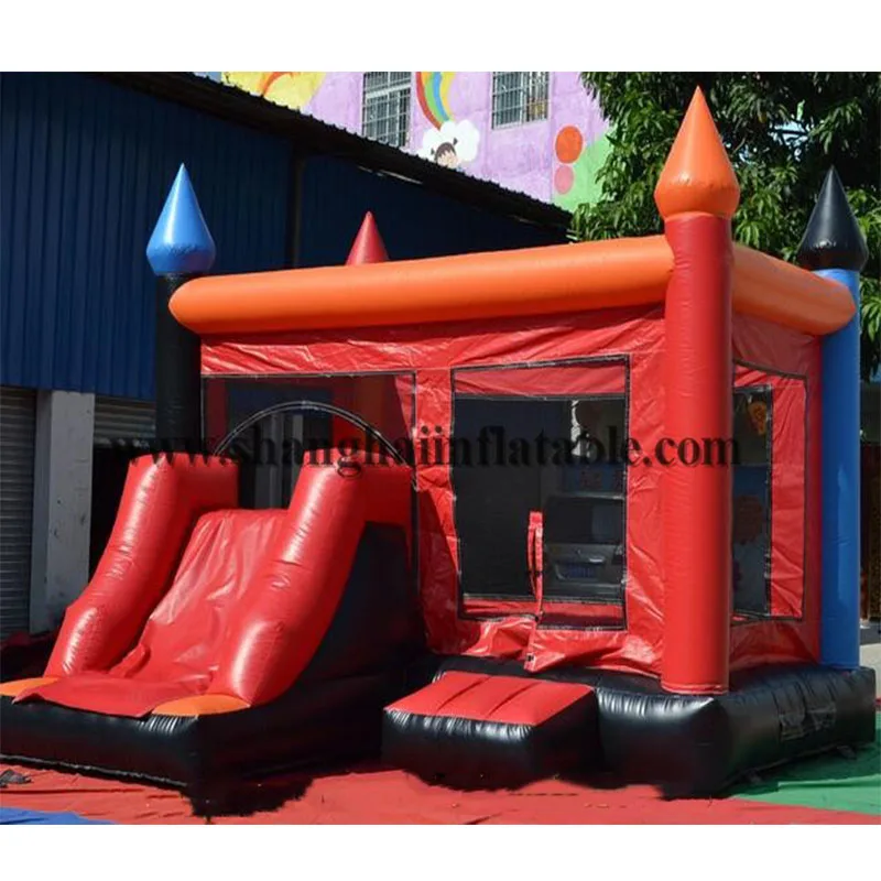 

Bounce house with a slide kids castle playground