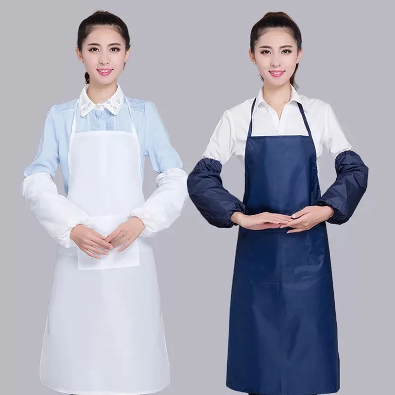 Adult Korean Style Apron Kitchen Waterproof Apron Waterproof Apron Home Kitchen Restaurant Bib 