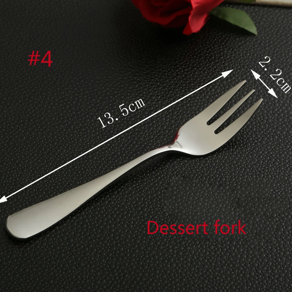 Нержавеющая сталь Вилка для основного блюда обеденная вилка десерт фрукты