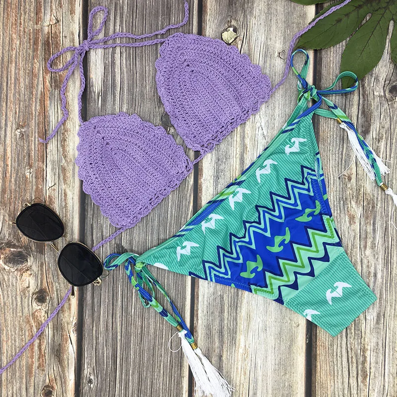 Big Clearance Sale women Print Push Up Bikini Set Summer Sexy Micro