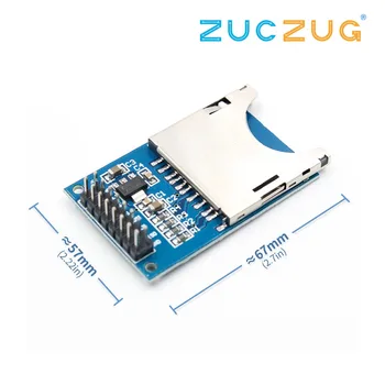 

1pcs Hot Sale Reading and Writing Module SD Card Module Slot Socket Reader ARM MCU DIY Starter Kit