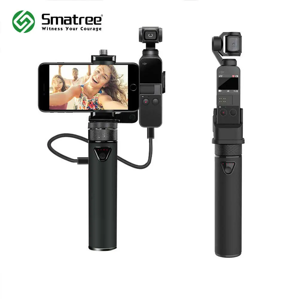 

Smatree Portable Power Bank Stick for DJI Osmo pocket Camera 5000mAh Holder Set for OSMO Pocket for iPhone 11 Pro/XR/XS/8/7/6