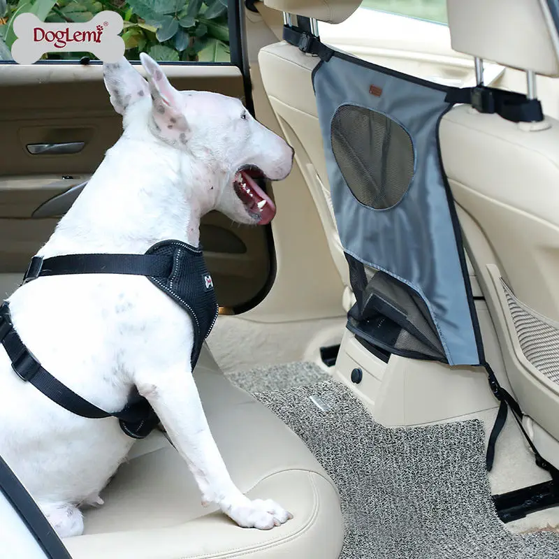 Переноска для домашних животных, собак, сидений, защитные аксессуары, чехлы на заднее сиденье автомобиля, сетчатый исходящий барьер, экран, сиденье для собак, безопасность для автомобилей