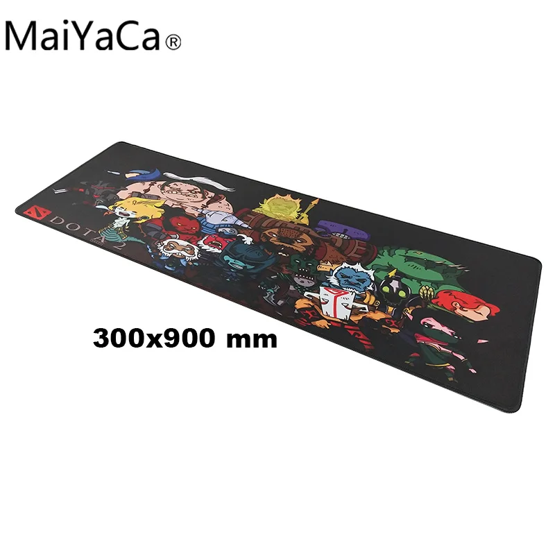  MaiYaCa New Hot dota 2 Cuadro Gamer Mouse pad High Quality Rubber Durable Non-slip Rubber keyboard 