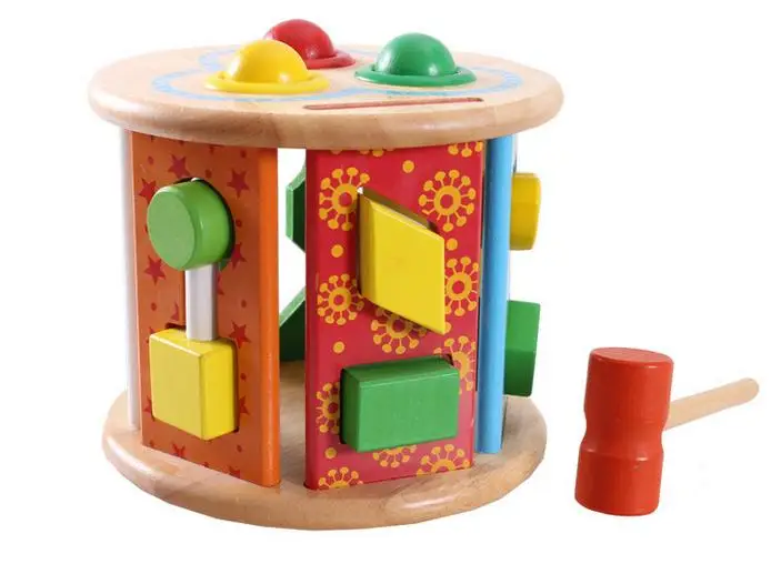 

Round shape multifunctional geometry shape wooden