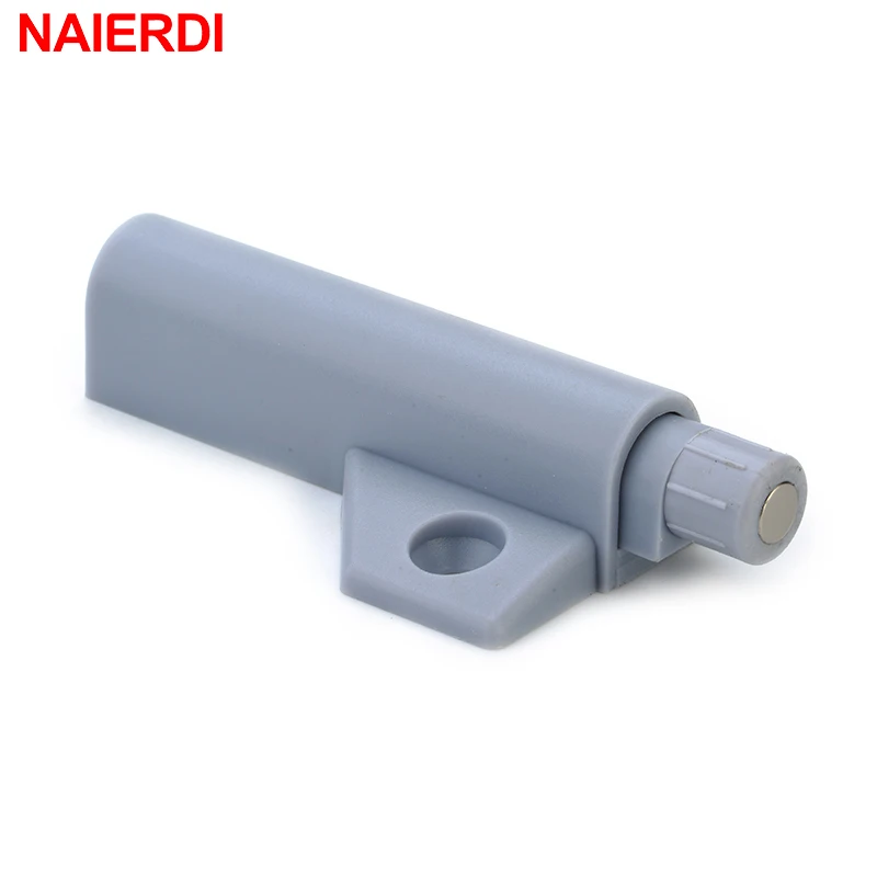 4PCS NAIERDI Cabinet Catches Handles Magnetic Door Stopper Drawer Closer Damper Buffers For Kitchen Pulls Furniture Hardware