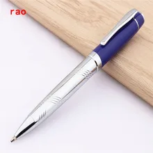 Роскошные 800 синяя шляпа платины Бизнес Офис Средний Перо Шариковая ручка