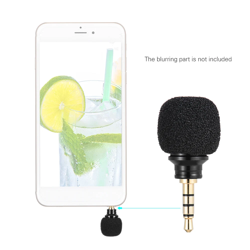 

Mini Wireless Cellphone Microphone Smartphone Portable Mini Omni-Directional Mic Microphone for Recorder for iPhone8 7s 6 Plus