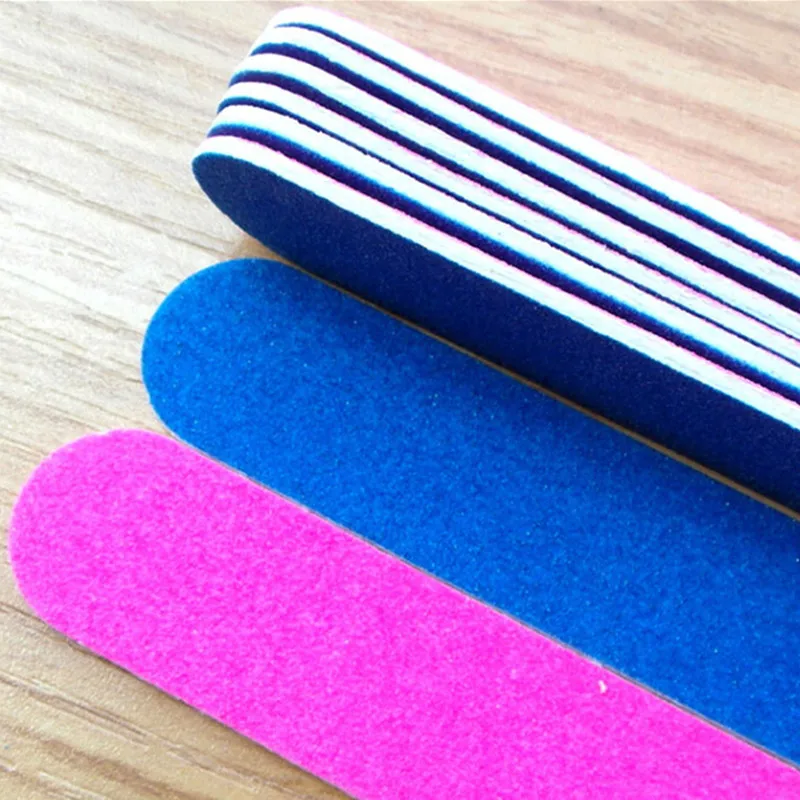 

100pcs Double-sided Nail Files Disposable Nail File Set Manicure Tools Portable Pedicure Rasp 180 240 grit Mini Nail Art Travel