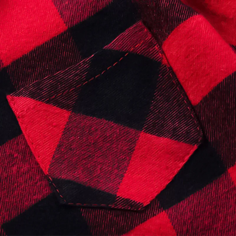 Children Red Plaid Shirt (10)