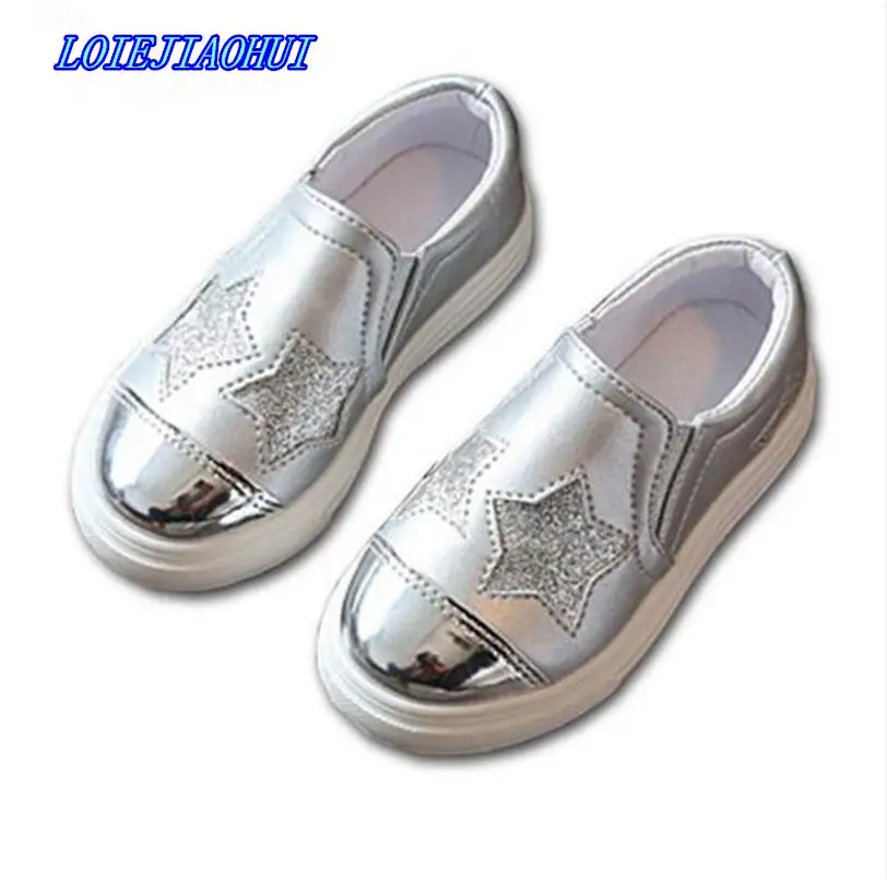 

Smgslib Children shoes Girls casual Flat silver Pink kids casual Shoes toddler girls shoes summer fashion trainers boys sneakers