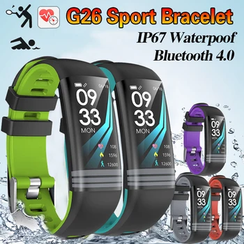 

Smart Bracelet Color Screen Blood Pressure Fitness Tracker Heart Rate Monitor Smart Band Sport for Android IOS pk mi band 3